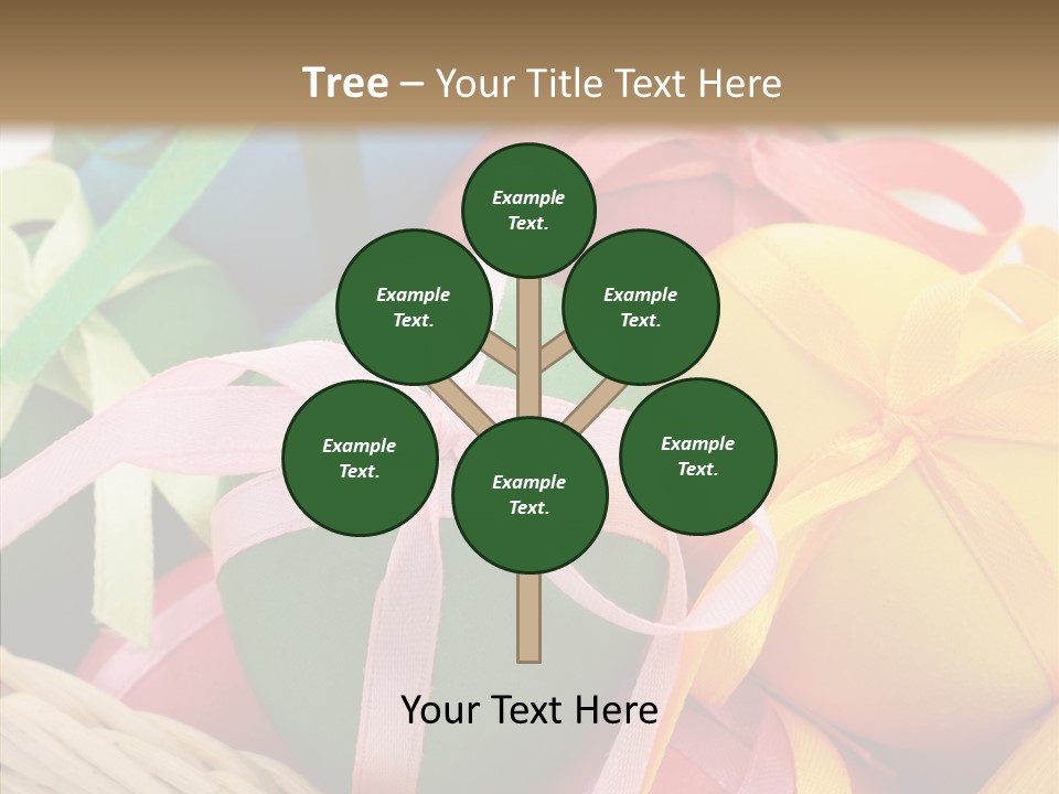 Seasonal Basket April PowerPoint Template