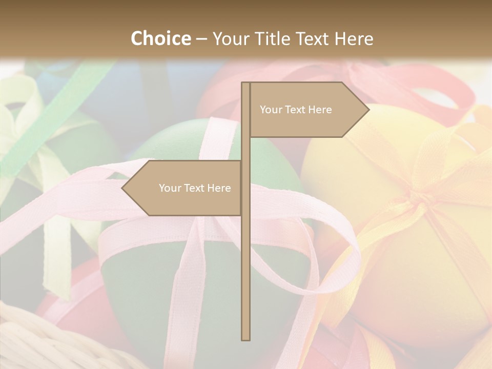 Seasonal Basket April PowerPoint Template