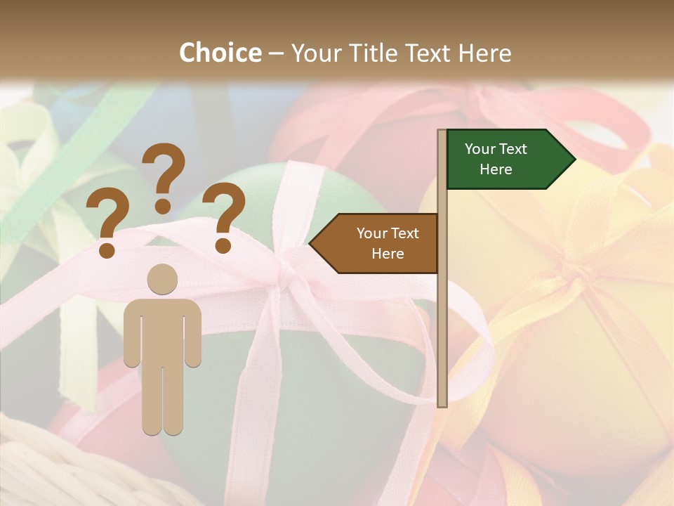 Seasonal Basket April PowerPoint Template