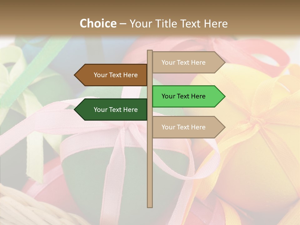 Seasonal Basket April PowerPoint Template