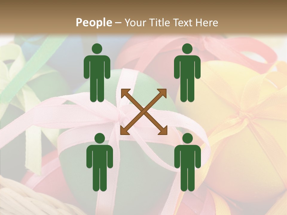 Seasonal Basket April PowerPoint Template