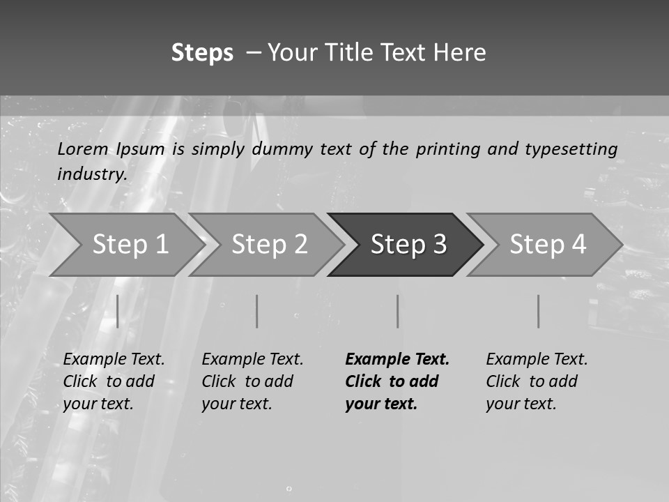 Show Lamp Hair PowerPoint Template