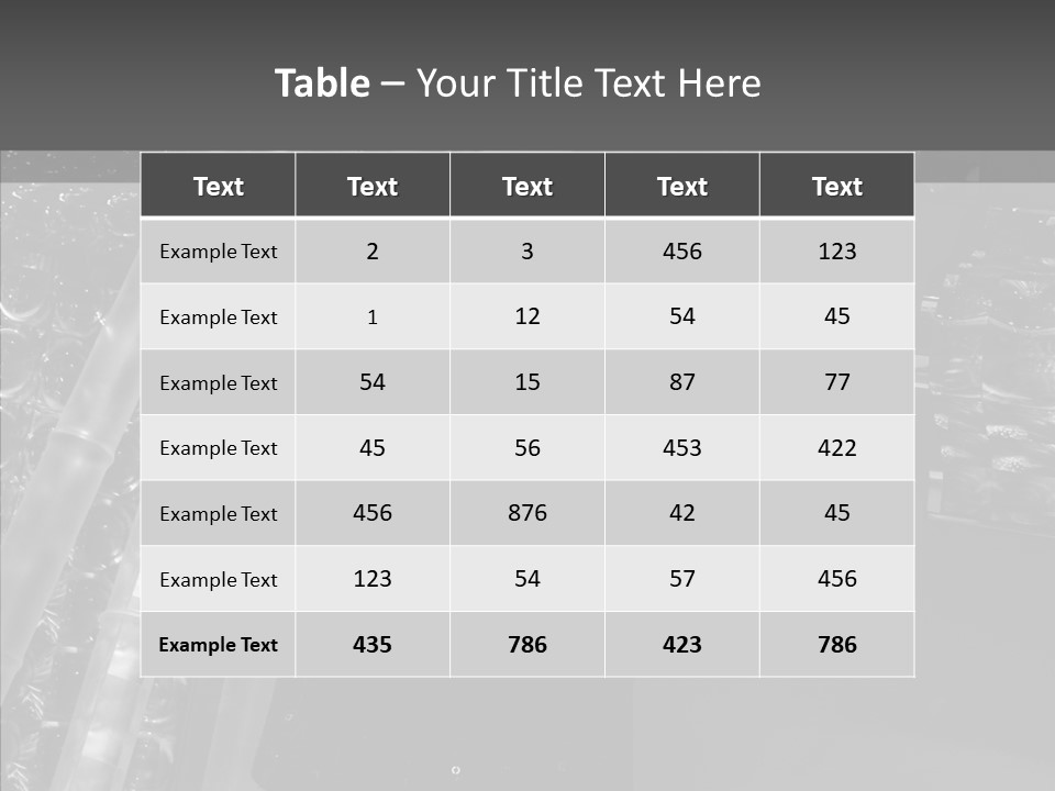 Show Lamp Hair PowerPoint Template