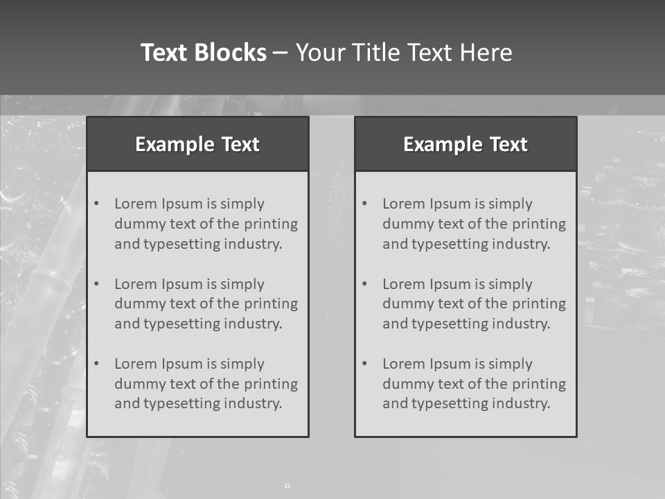 Show Lamp Hair PowerPoint Template