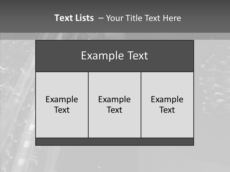 Show Lamp Hair PowerPoint Template
