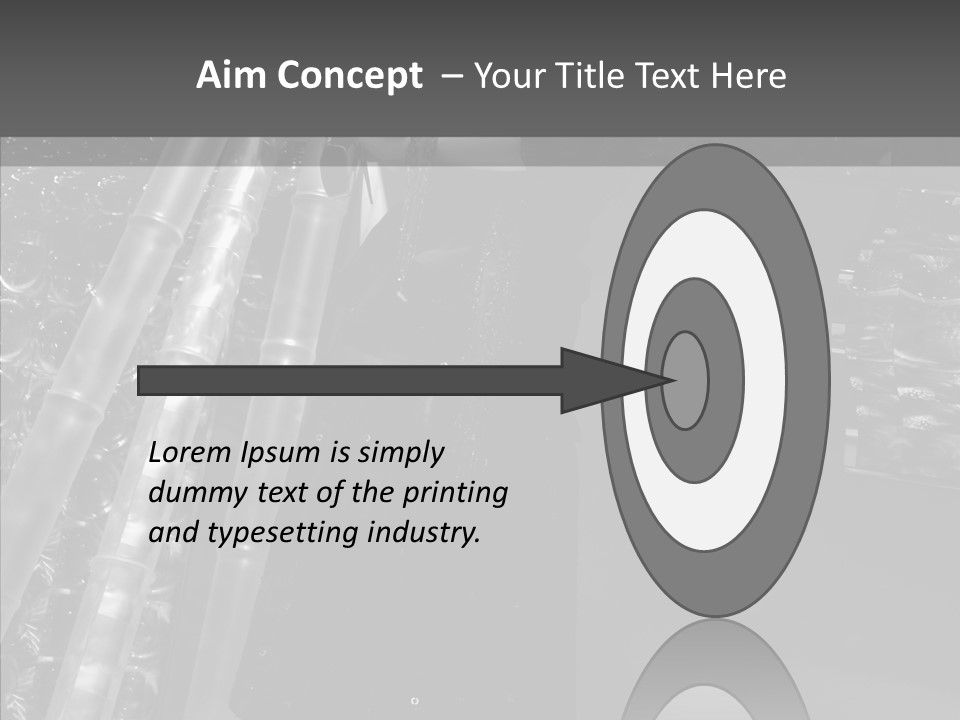 Show Lamp Hair PowerPoint Template