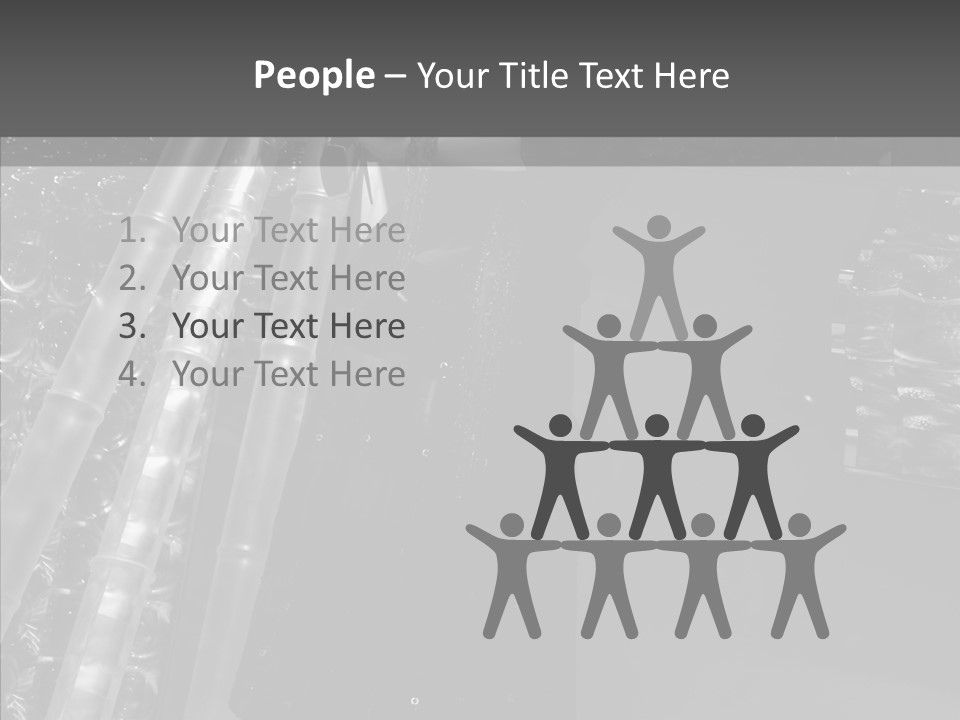 Show Lamp Hair PowerPoint Template