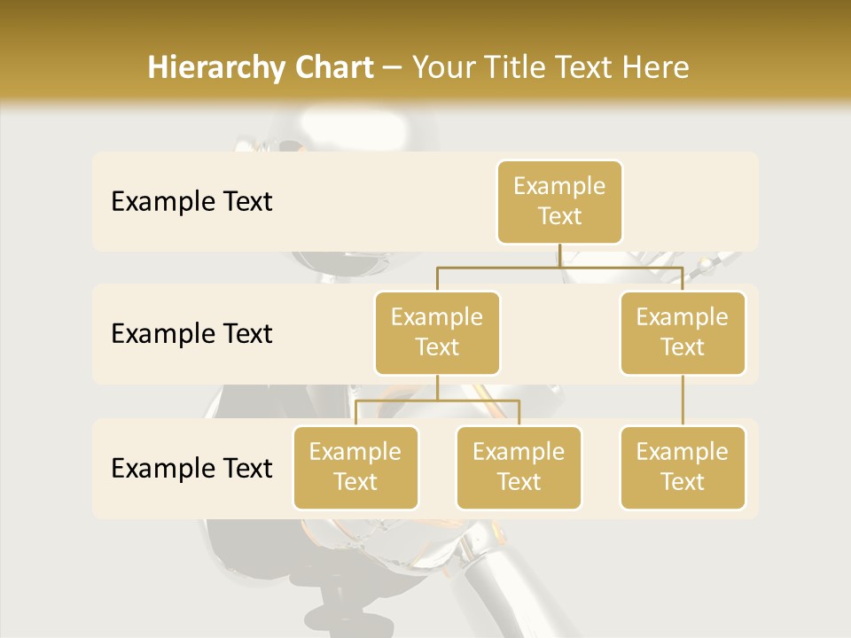 Metal Cyborg Present PowerPoint Template