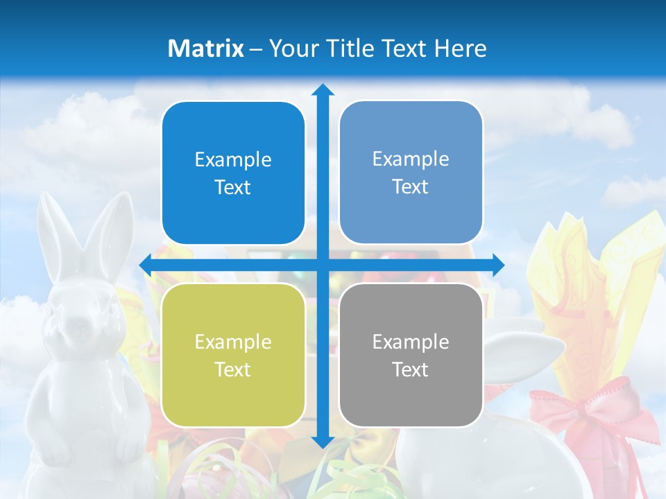 Eggs Clouds Decoration PowerPoint Template