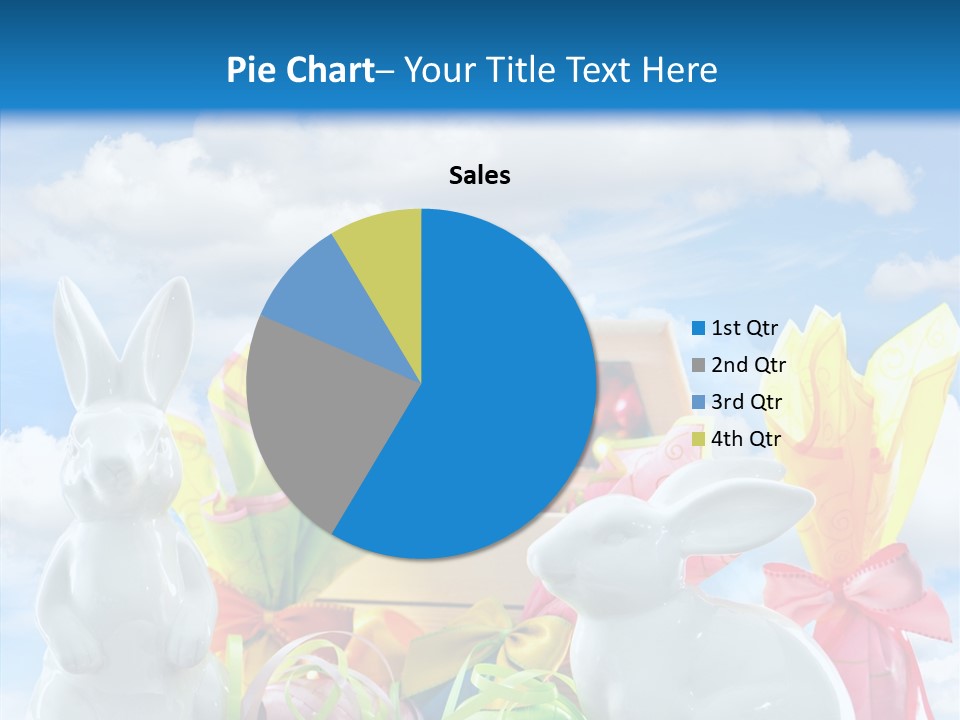 Eggs Clouds Decoration PowerPoint Template