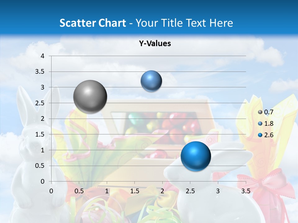Eggs Clouds Decoration PowerPoint Template