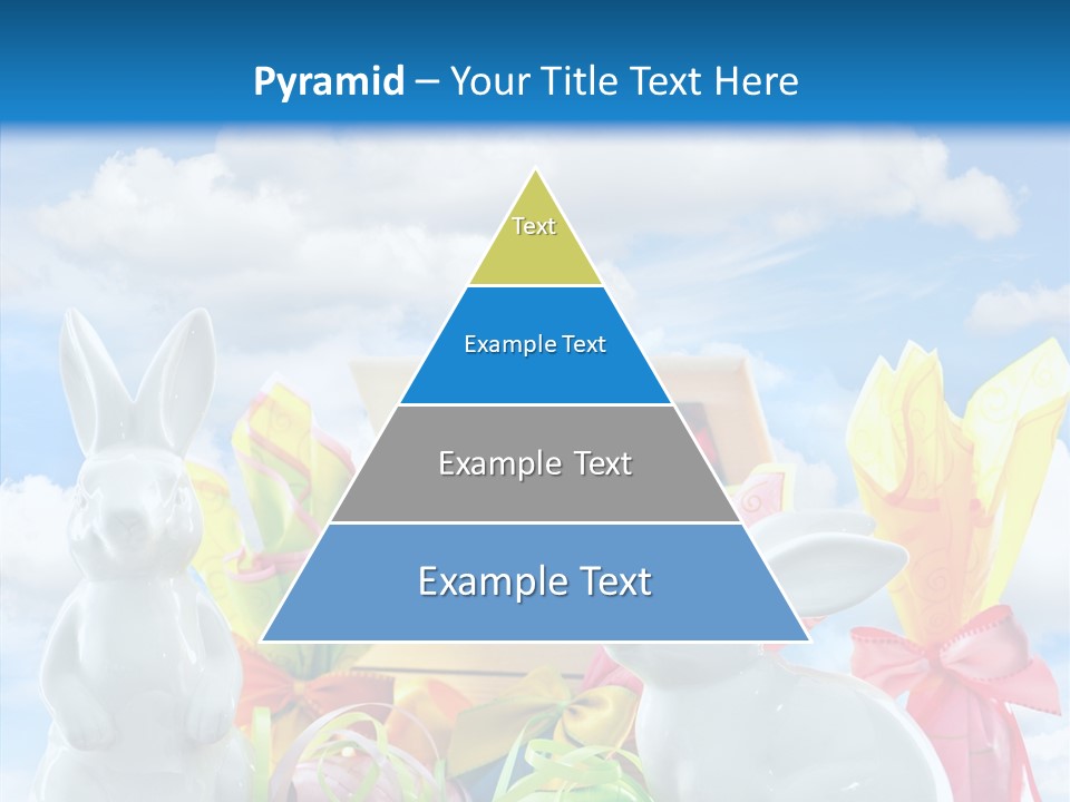 Eggs Clouds Decoration PowerPoint Template