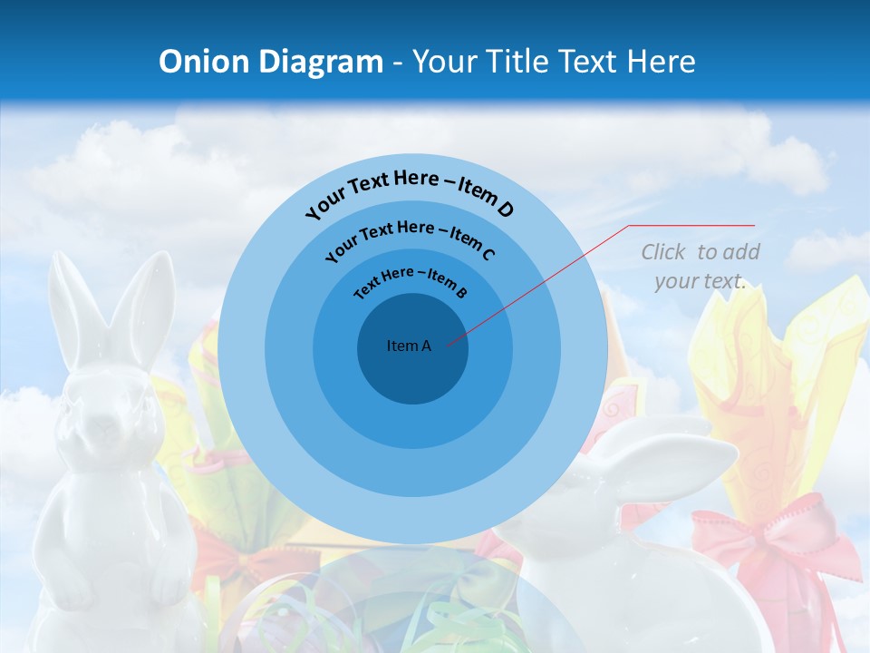 Eggs Clouds Decoration PowerPoint Template