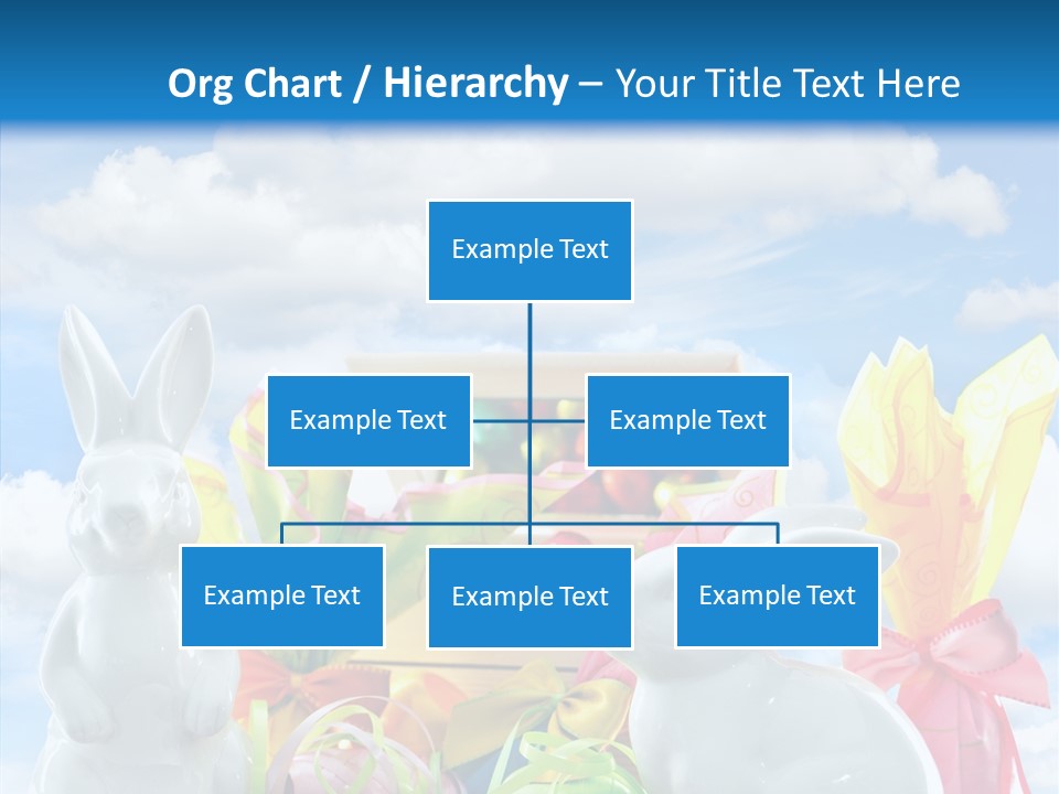 Eggs Clouds Decoration PowerPoint Template
