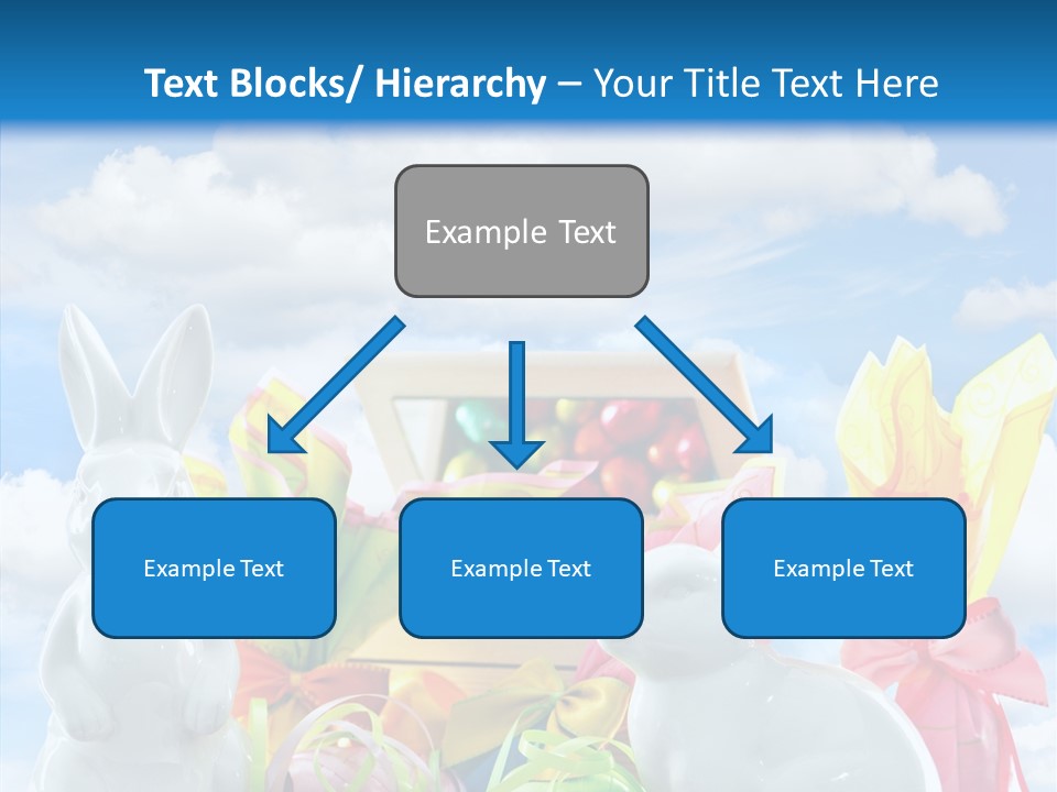 Eggs Clouds Decoration PowerPoint Template