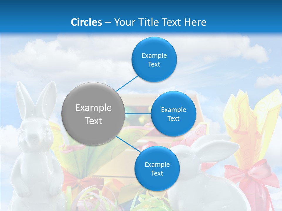 Eggs Clouds Decoration PowerPoint Template