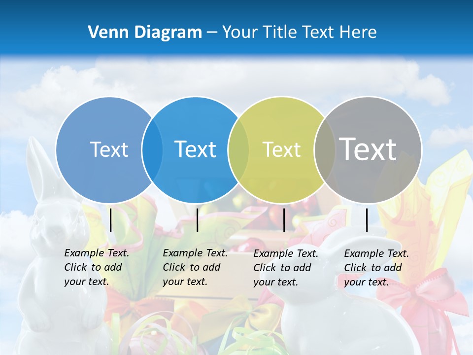 Eggs Clouds Decoration PowerPoint Template