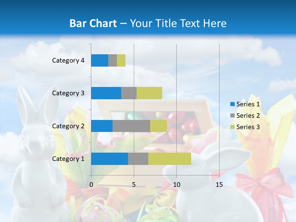 Eggs Clouds Decoration PowerPoint Template