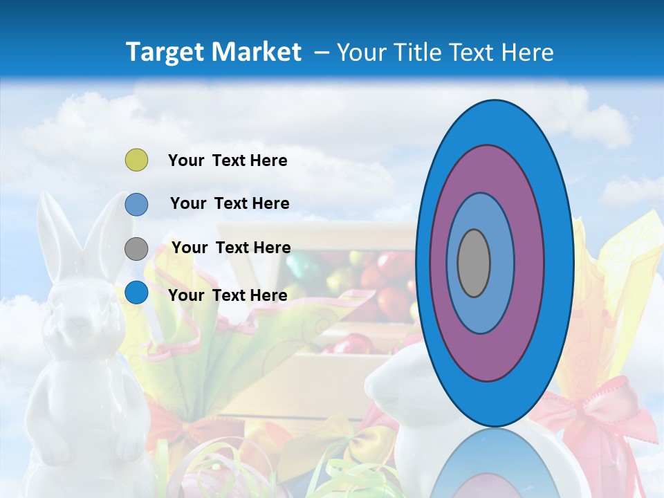 Eggs Clouds Decoration PowerPoint Template