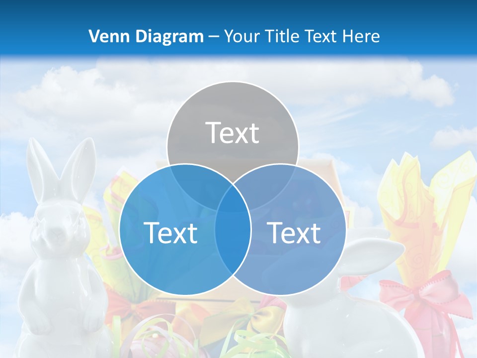 Eggs Clouds Decoration PowerPoint Template