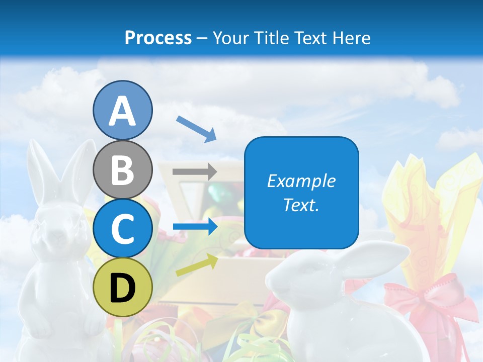 Eggs Clouds Decoration PowerPoint Template
