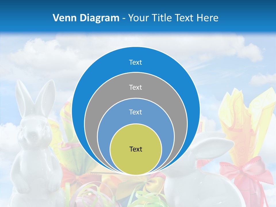 Eggs Clouds Decoration PowerPoint Template