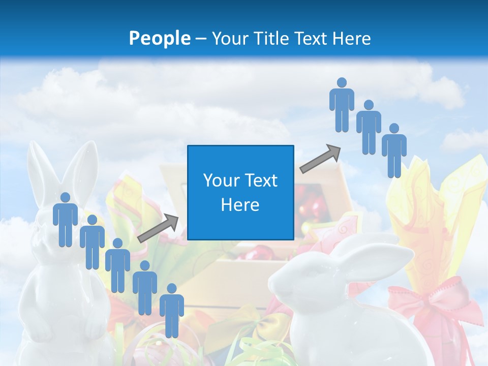 Eggs Clouds Decoration PowerPoint Template