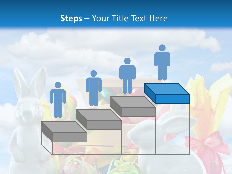 Eggs Clouds Decoration PowerPoint Template