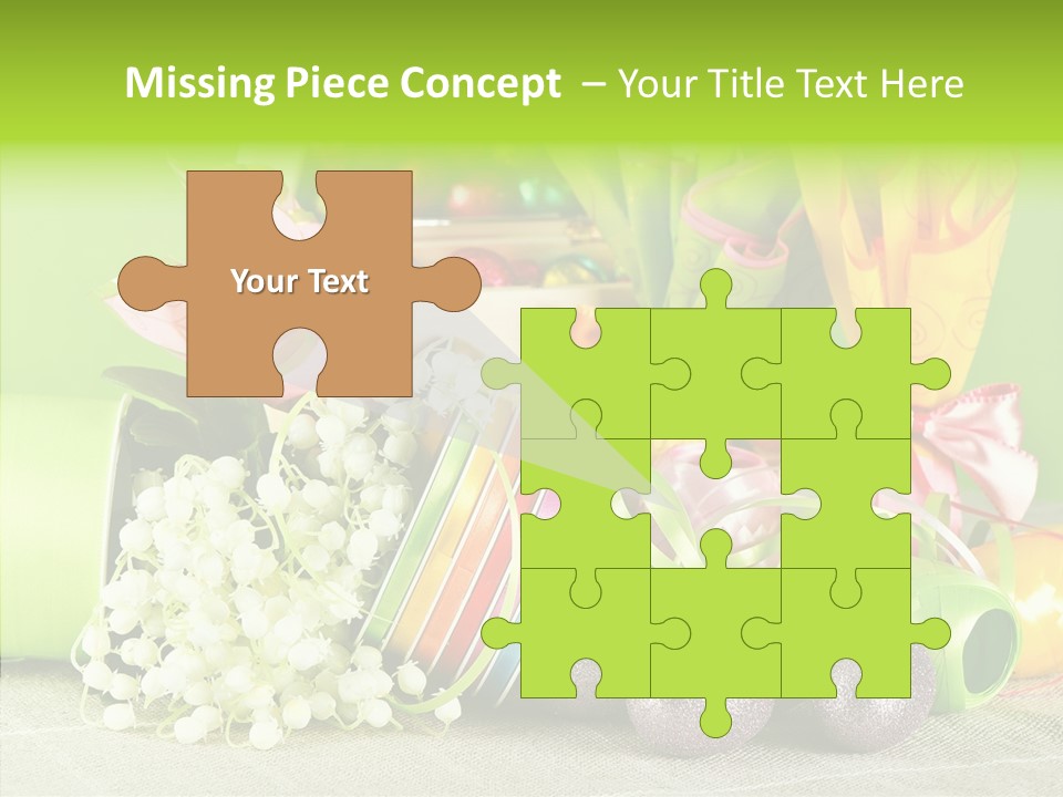 Ribbon Praline Celebration PowerPoint Template