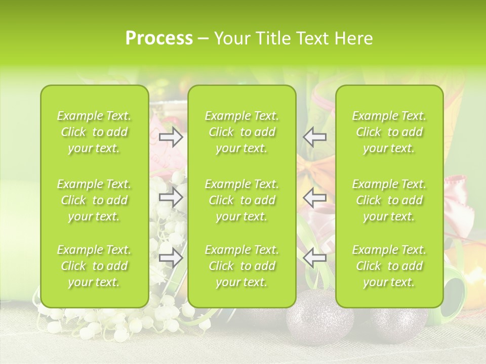 Ribbon Praline Celebration PowerPoint Template