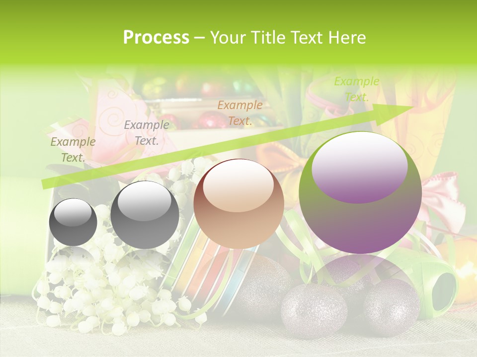 Ribbon Praline Celebration PowerPoint Template