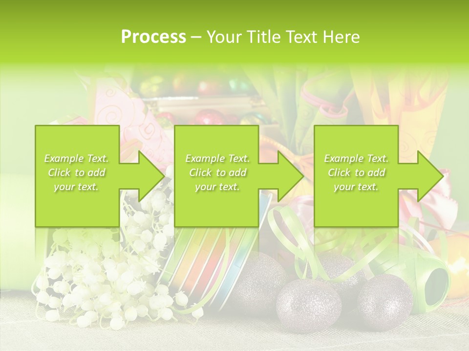 Ribbon Praline Celebration PowerPoint Template