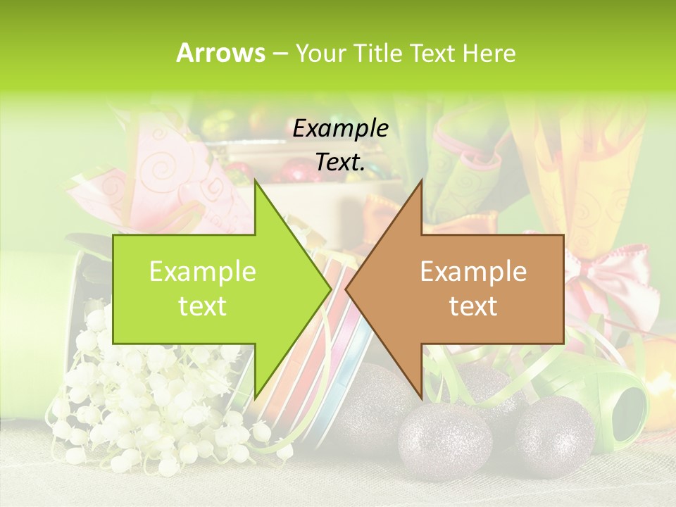 Ribbon Praline Celebration PowerPoint Template