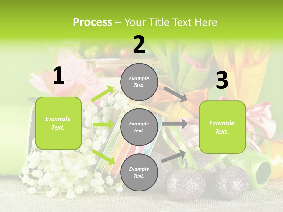 Ribbon Praline Celebration PowerPoint Template