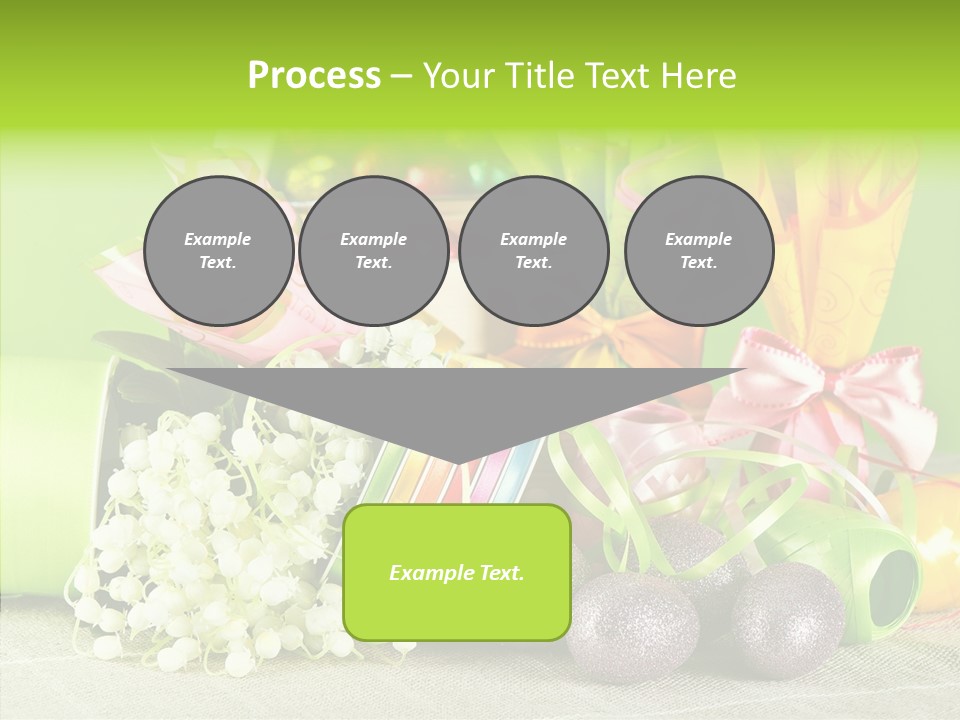 Ribbon Praline Celebration PowerPoint Template