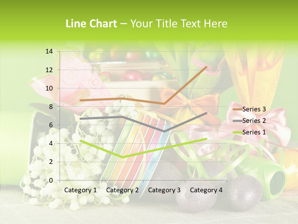 Ribbon Praline Celebration PowerPoint Template