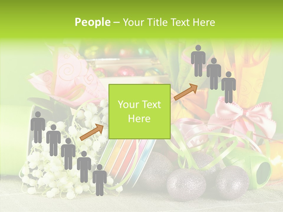 Ribbon Praline Celebration PowerPoint Template