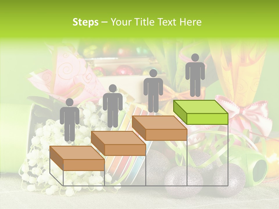 Ribbon Praline Celebration PowerPoint Template