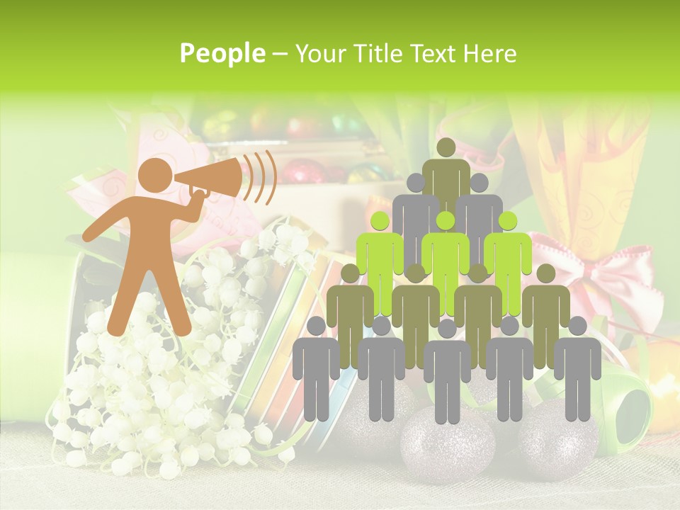 Ribbon Praline Celebration PowerPoint Template