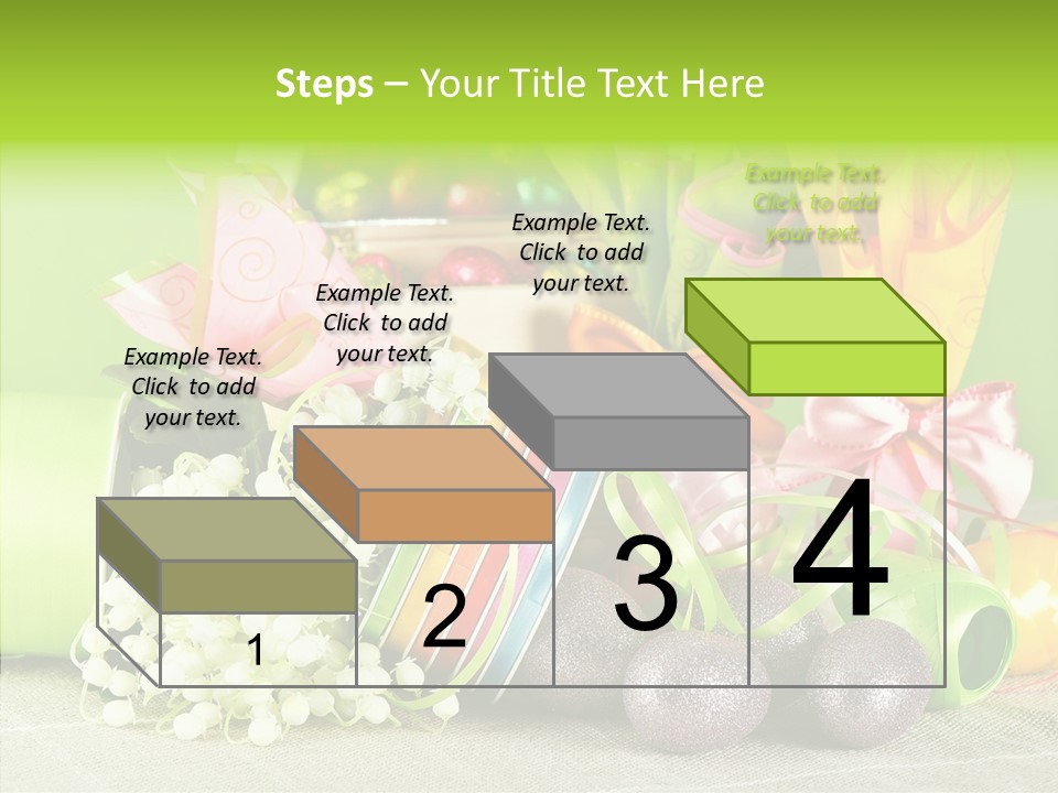 Ribbon Praline Celebration PowerPoint Template