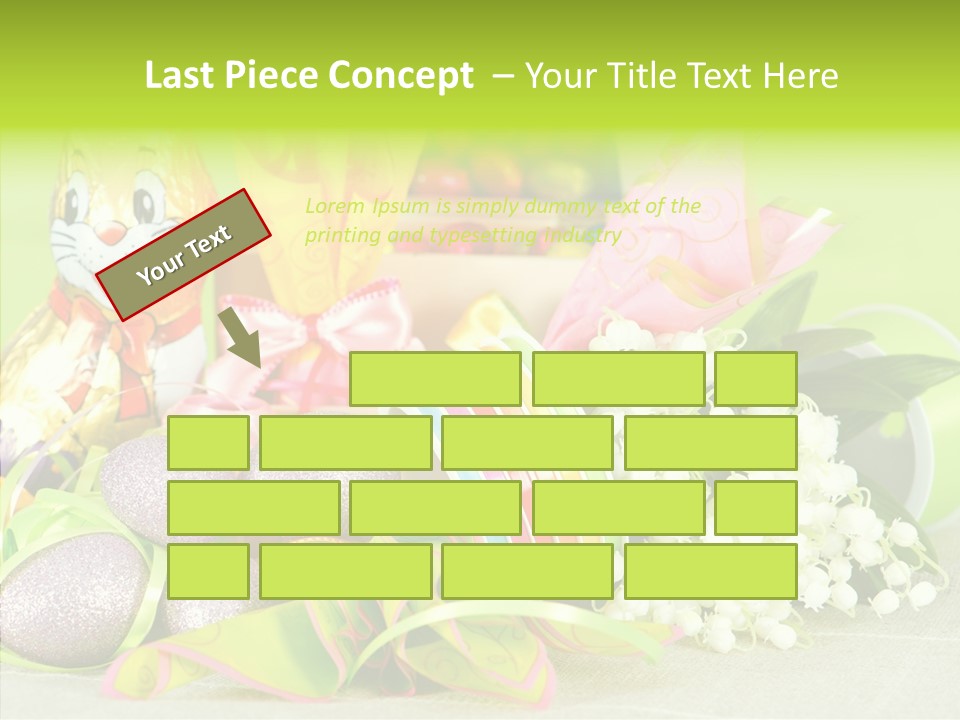 Ribbon Holiday Handmade PowerPoint Template