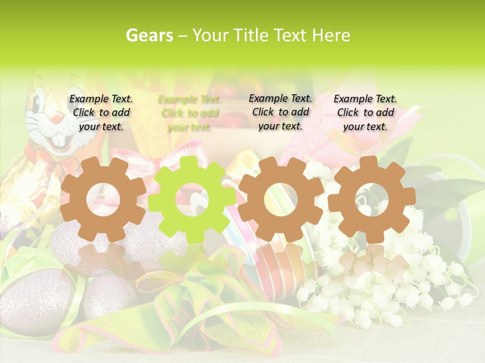 Ribbon Holiday Handmade PowerPoint Template
