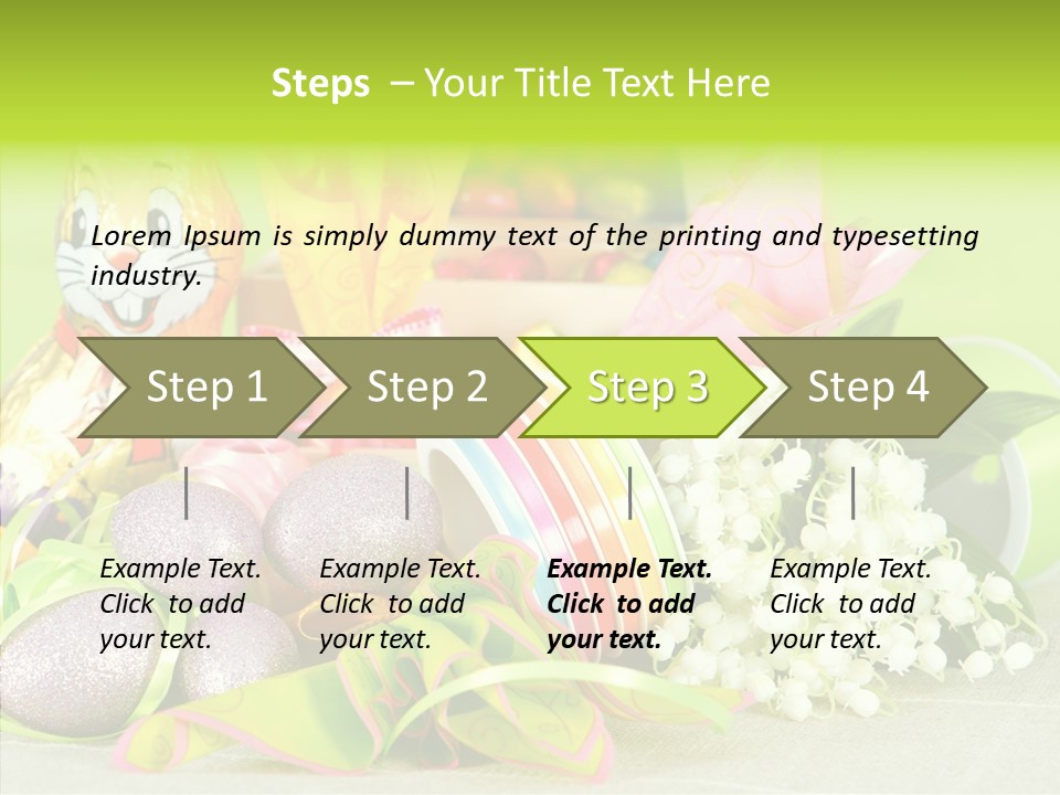 Ribbon Holiday Handmade PowerPoint Template