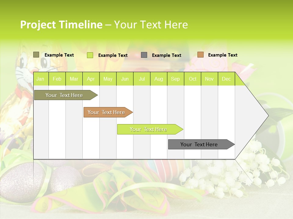 Ribbon Holiday Handmade PowerPoint Template