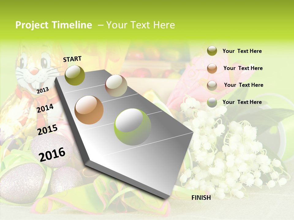 Ribbon Holiday Handmade PowerPoint Template