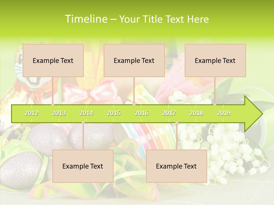 Ribbon Holiday Handmade PowerPoint Template