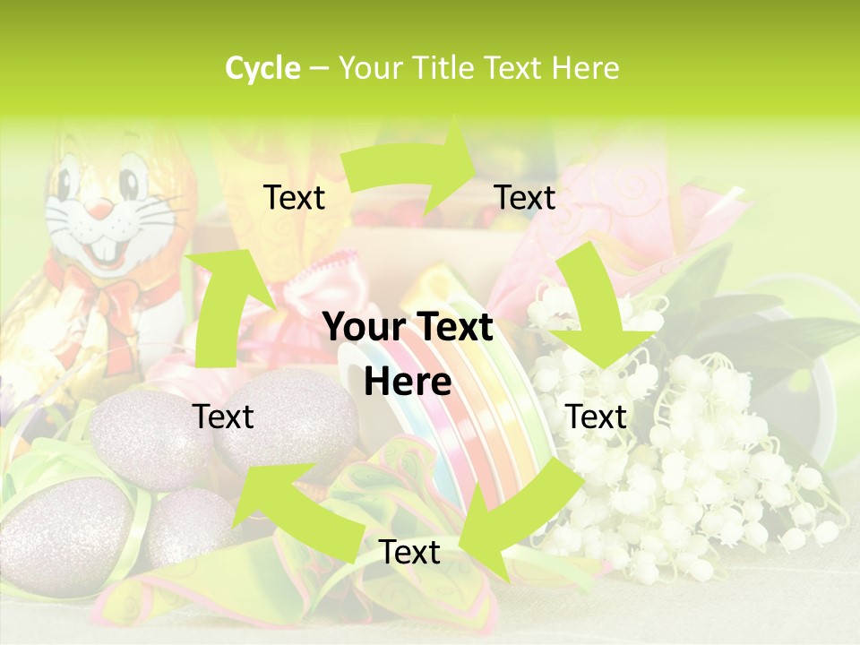 Ribbon Holiday Handmade PowerPoint Template