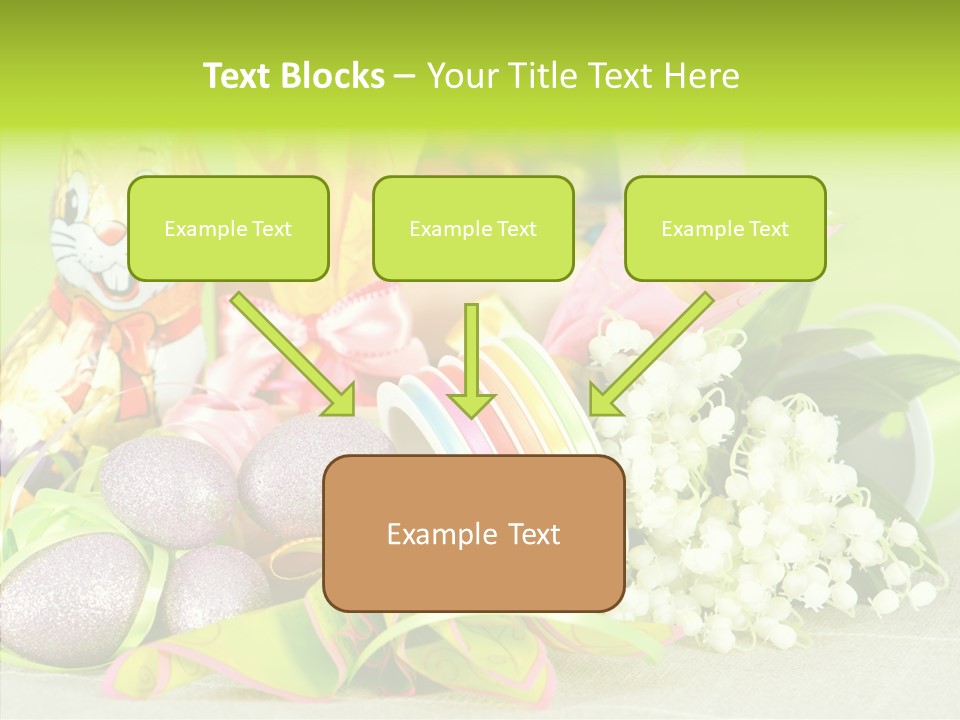Ribbon Holiday Handmade PowerPoint Template