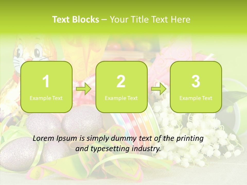 Ribbon Holiday Handmade PowerPoint Template