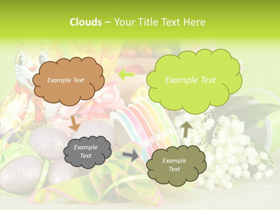 Ribbon Holiday Handmade PowerPoint Template